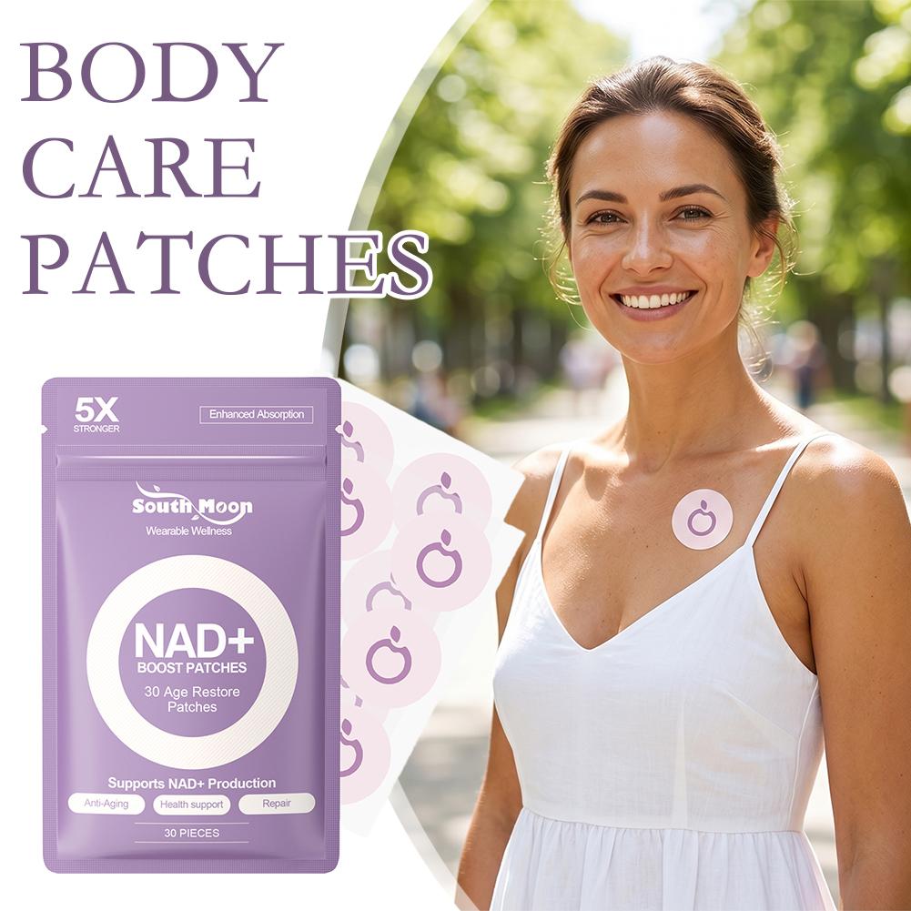 Health Wellness Usa - 30 Pieces NAD+ Boost Patches Anti-Aging