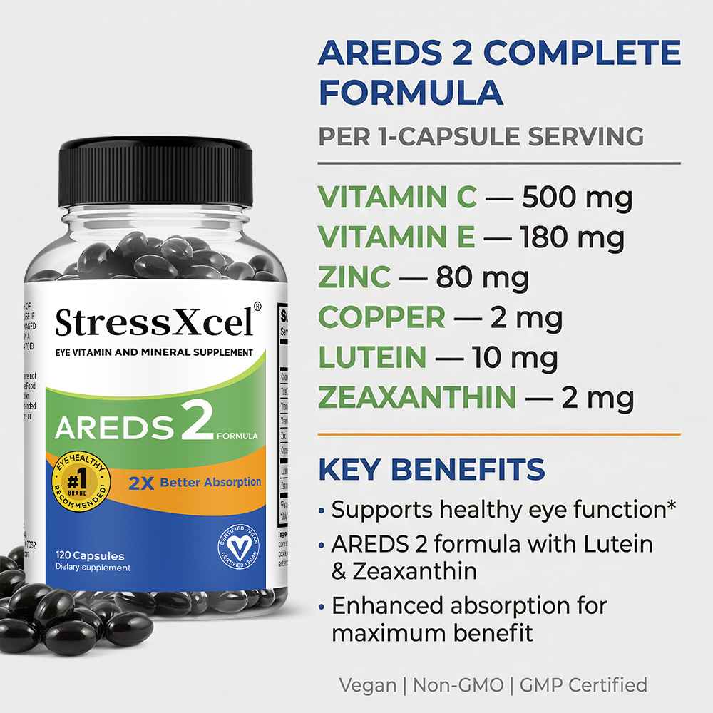 AREDS 2 Eye Capsules, Lutein & - Health Wellness Usa 评论和价格