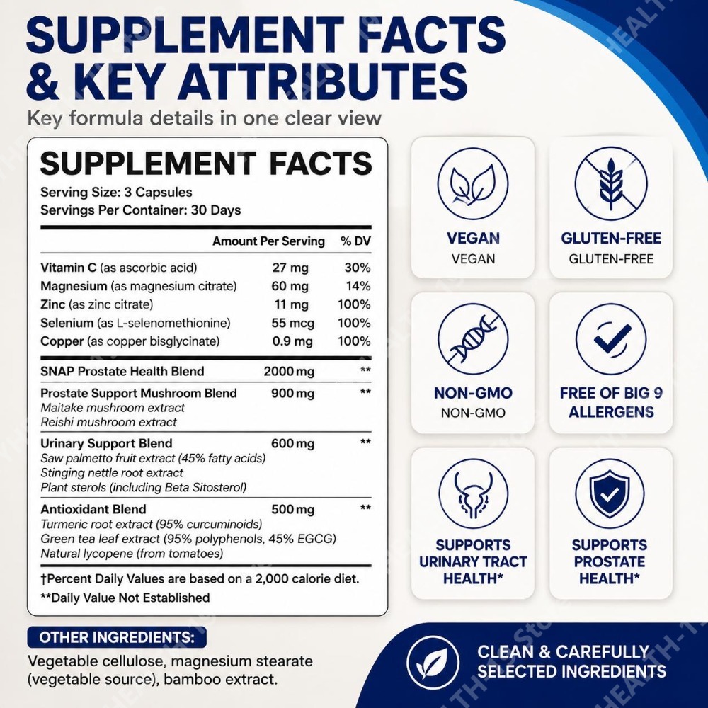 SOLO TREE Prostate Health Caps - Health Wellness Usa 评论和价格